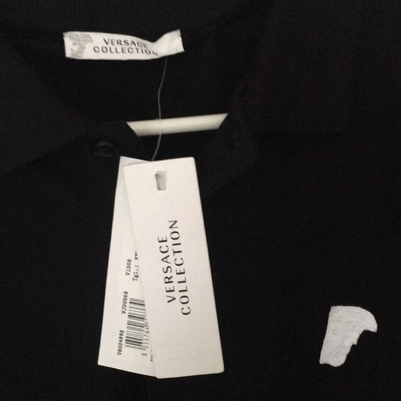 ON SALE!! BNWT designer 100% Versace polo shirt - Picture 2 of 5